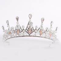 Bridal Tiaras Zinc Alloy with Crystal fashion jewelry & for woman & with rhinestone nickel lead & cadmium free Inner Approx 155mm Sold By PC