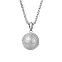 Bijoux pendentifs en acier inoxydable , acier inoxydable 316L, basket-ball, poli, DIY & pour homme, couleur originale, 21.20mm, Vendu par PC