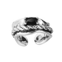 Argent sterling 925 manchette d'oreille, Vintage & pour femme & avec strass, 10.60mm, Vendu par PC