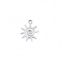 Stainless Steel Pendants 304 Stainless Steel Sun Vacuum Ion Plating fashion jewelry & DIY Sold By PC