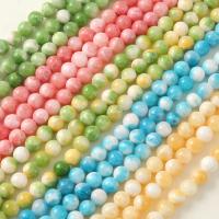 Fashion Glass Beads Round DIY Sold By Bag