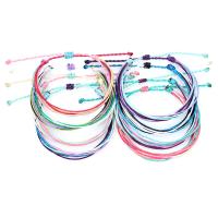 corde de cire bracelet, glandpompon, Style bohème & pour femme, plus de couleurs à choisir, Longueur Environ 5.9-12.6 pouce, Vendu par PC