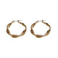 Brass Hoop Earring plated fashion jewelry & for woman nickel lead & cadmium free Sold By Pair