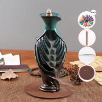 Backflow Incense Burner Porcelain handmade for home and office & durable blue Sold By PC