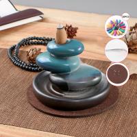 Backflow Incense Burner Porcelain half handmade for home and office & durable Sold By PC