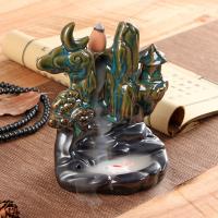 Backflow Incense Burner Porcelain handmade for home and office & durable Sold By PC