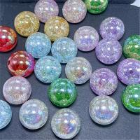 Plated Acrylic Beads Round DIY 16mm Sold By Bag