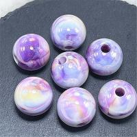 Plated Acrylic Beads Round DIY 16mm Sold By Bag