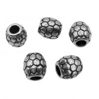 Stainless Steel Large Hole Beads 304 Stainless Steel barrel vintage & DIY original color Sold By PC