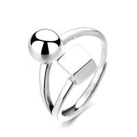 Sterling Silver Jewelry Finger Ring, 925 sterline d'argento, gioielli di moda & per la donna, assenza di nichel,piombo&cadmio, 13mm, Venduto da PC