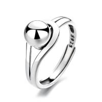 Sterling Silver Jewelry Finger Ring, 925 sterline d'argento, gioielli di moda & per la donna, assenza di nichel,piombo&cadmio, 8mm, Venduto da PC