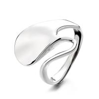 Sterling Silver Nakit Finger Ring, 925 Sterling Silver, modni nakit & za žene, nikal, olovo i kadmij besplatno, 19mm, Prodano By PC