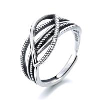 Bijoux de bague en argent sterling , Argent sterling 925, bijoux de mode & pour femme, protéger l'environnement, sans nickel, plomb et cadmium, 11mm, Vendu par PC