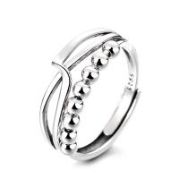 Sterling Silver Jewelry Finger Ring, 925 sterline d'argento, gioielli di moda & per la donna, assenza di nichel,piombo&cadmio, 8mm, Venduto da PC