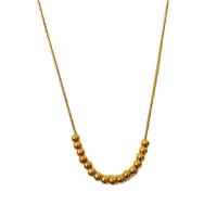 Acier titane collier, avec 2inch chaînes de rallonge, soja, Plaqué d'or, chaîne serpent & pour femme, Longueur Environ 15.7 pouce, Vendu par PC