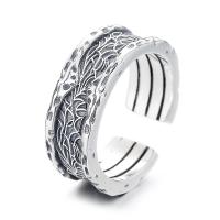 Ezüst ékszer Finger Ring, 925 ezüst, divat ékszerek & egynemű, nikkel, ólom és kadmium mentes, 8mm, Által értékesített PC