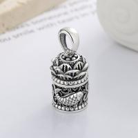 925 Sterling Silver hänge, DIY, nickel, bly och kadmium gratis, 13x20mm, Säljs av PC