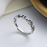 925 Sterling Silver Finger Rings Antique finish fashion jewelry & for woman nickel lead & cadmium free 5mm Sold By PC