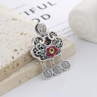 925 Sterling Silver κρεμαστό κόσμημα, 925 ασημένιο ασήμι, DIY & σμάλτο, νικέλιο, μόλυβδο και κάδμιο ελεύθεροι, 21x30mm, Sold Με PC