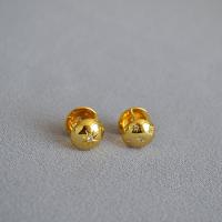 Prás Leverback Earring, Babhta, 18K ór plátáilte, jewelry faisin & micrea réiteach zirconia ciúbach & do bhean, nicil, luaidhe & caidmiam saor in aisce, 10mm, Díolta De réir Péire