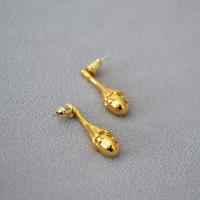 真鍮スタッドピアス, 銅, 花芽, メッキ, ファッションジュエリー & 女性用, 無色, ニッケル、鉛、カドミウムフリー, 27mm, 売り手 ペア