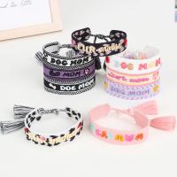 Bijoux bracelets de mode, Fibre de polyester, bijoux de mode & modèles différents pour le choix, plus de couleurs à choisir, 20mm, Longueur Environ 15 cm, Vendu par PC