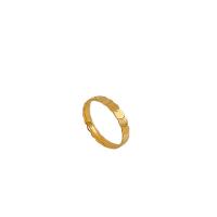 Titanium Steel Finger Ring real gold plated & for woman US Ring Sold By PC