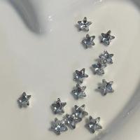 rhinestone aicrileach Bead, Star, DIY, 8mm, 100ríomhairí pearsanta/Lot, Díolta De réir Lot