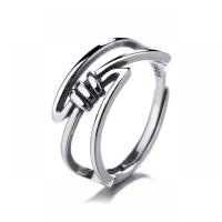 Sterling Silver Jewelry Finger Ring, 925 Sterling Silver, jewelry faisin & do bhean, nicil, luaidhe & caidmiam saor in aisce, 8mm, Díolta De réir PC