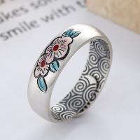 Sterling Silver Jewelry Finger Ring, 925 Sterling Silver, jewelry faisin & unisex, nicil, luaidhe & caidmiam saor in aisce, 6mm, Díolta De réir PC