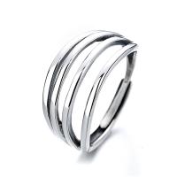 Sterling Silver Nakit Finger Ring, 925 Sterling Silver, modni nakit & za žene, nikal, olovo i kadmij besplatno, 10mm, Prodano By PC