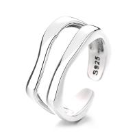 Bijoux de bague en argent sterling , Argent sterling 925, bijoux de mode & pour femme, protéger l'environnement, sans nickel, plomb et cadmium, 9mm, Vendu par PC