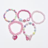 Bracciali di resina, quantità diversa per la scelta & per i bambini, nessuno, Diametro interno:Appross. 45mm, Venduto da set