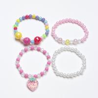 Resin Bracelets 4 pieces & for children Inner Approx 45mm Sold By Set