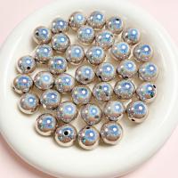 Plated Acrylic Beads Round DIY 16mm Sold By Bag