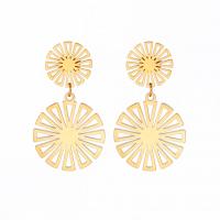 Stainless Steel Stud Earrings 304 Stainless Steel Vacuum Ion Plating fashion jewelry & for woman Sold By Pair