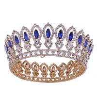 Tiara's, Zinc Alloy, met Kristal, mode sieraden & voor vrouw & met strass, meer kleuren voor de keuze, nikkel, lood en cadmium vrij, Binnendiameter:Ca 130mm, Verkocht door PC