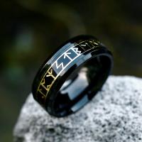 Acier titane bague, Vintage & normes différentes pour le choix & pour homme, plus de couleurs à choisir, Taille:7-13, Vendu par PC