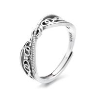 925 Sterling Silver Finger Rings Antique finish fashion jewelry & for woman nickel lead & cadmium free 5mm Sold By PC