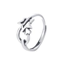 Sterling Silver Jewelry Finger Ring, 925 sterline d'argento, gioielli di moda & per la donna, assenza di nichel,piombo&cadmio, 9mm, Venduto da PC