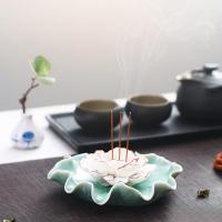 磁器 お香シート, 花形, ハンドメイド, 家庭およびオフィス用 & サスティナブル, 無色, 150x40mm, 売り手 パソコン