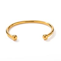 Stainless Steel Bangle 304 Stainless Steel 18K gold plated fashion jewelry & for woman golden Sold By PC