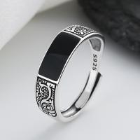 Sterling Silver Jewelry Finger Ring, 925 Sterling Silver, jewelry faisin & unisex & greamán eapocsa, nicil, luaidhe & caidmiam saor in aisce, 6mm, Díolta De réir PC