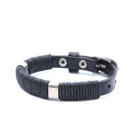 PU Cord Armband, mode smycken & för människan, Längd Ca 9.84 inch, Säljs av PC