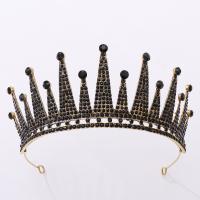 Tiara's, Zinc Alloy, mode sieraden & voor vrouw & met strass, meer kleuren voor de keuze, nikkel, lood en cadmium vrij, Binnendiameter:Ca 145mm, Verkocht door PC