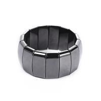 Magnetische sieraden Armband, Magnetische Hematiet, handgemaakt, mode sieraden & voor de mens, Lengte Ca 7.48 inch, Verkocht door PC