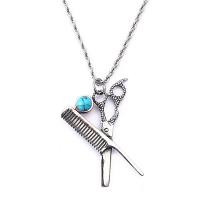 Stainless Steel Pendants 304 Stainless Steel with turquoise polished fashion jewelry & DIY & Unisex two different colored Sold By PC