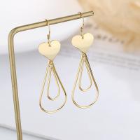 925 Boucles d’oreilles Sterling Silver Drop & Dangle, Argent sterling 925, Placage, bijoux de mode & pour femme, plus de couleurs à choisir, protéger l'environnement, sans nickel, plomb et cadmium, 45mm, Vendu par paire