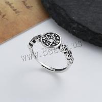 Bijoux de bague en argent sterling , Argent sterling 925, bijoux de mode & pour femme, protéger l'environnement, sans nickel, plomb et cadmium, 10mm, Vendu par PC