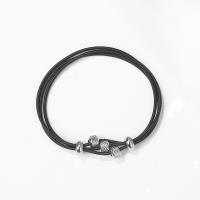 Bracelet en acier inoxydable, Acier inoxydable 304, bijoux de mode & multicouche & élastique & pour femme, plus de couleurs à choisir, 1.70mm, Longueur Environ 19 cm, Vendu par PC